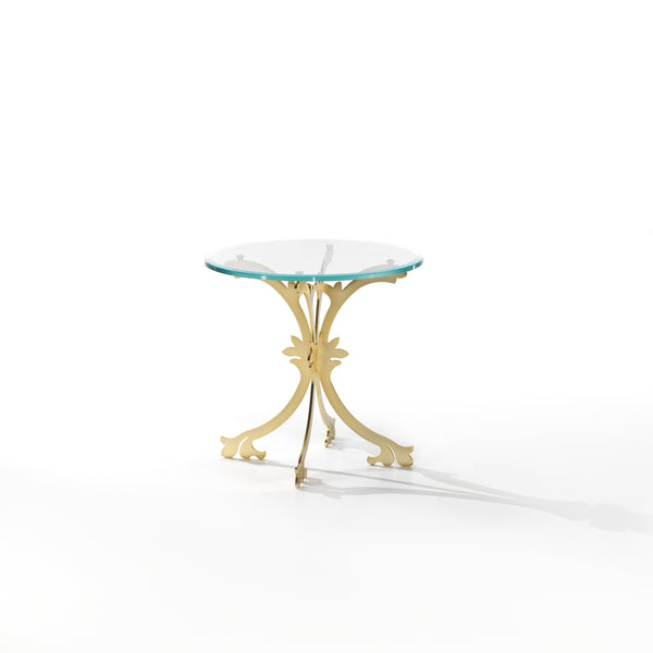 ROUND TABLE FULL ANTIQUE GOLD