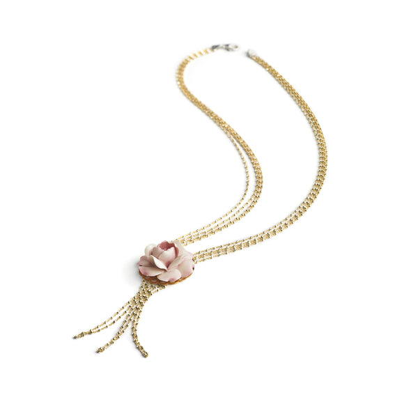 CAMELIA NECKLACE BABY ROSE