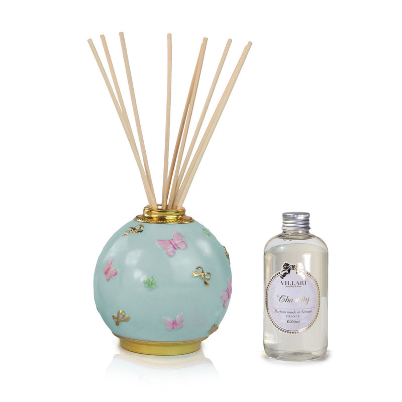 BUTTERFLY HOME DIFFUSER AQUAMARINE - PINK - GOLD
