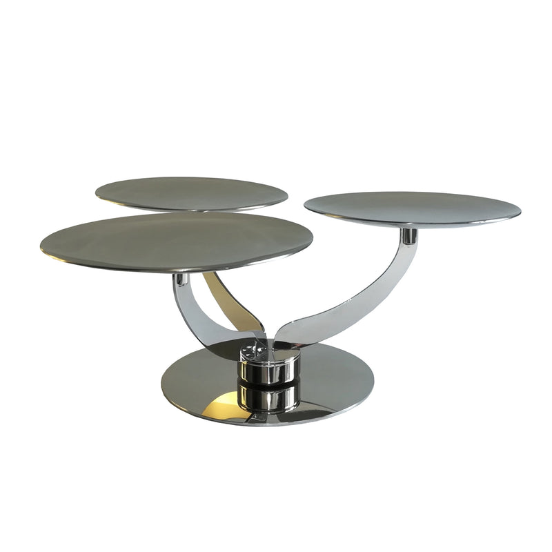 Stand 3 plates rotating  stainless steel