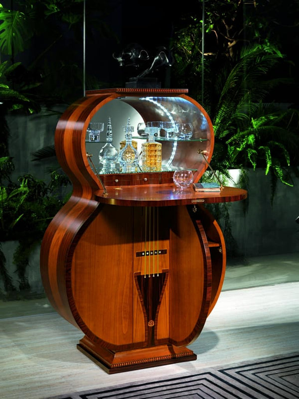 Classic musical bar cabinet unit with led included